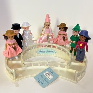 Vintage 2001 Hallmark Madame Alexander Display Doll Base Lot McDonald's NEW Mini
